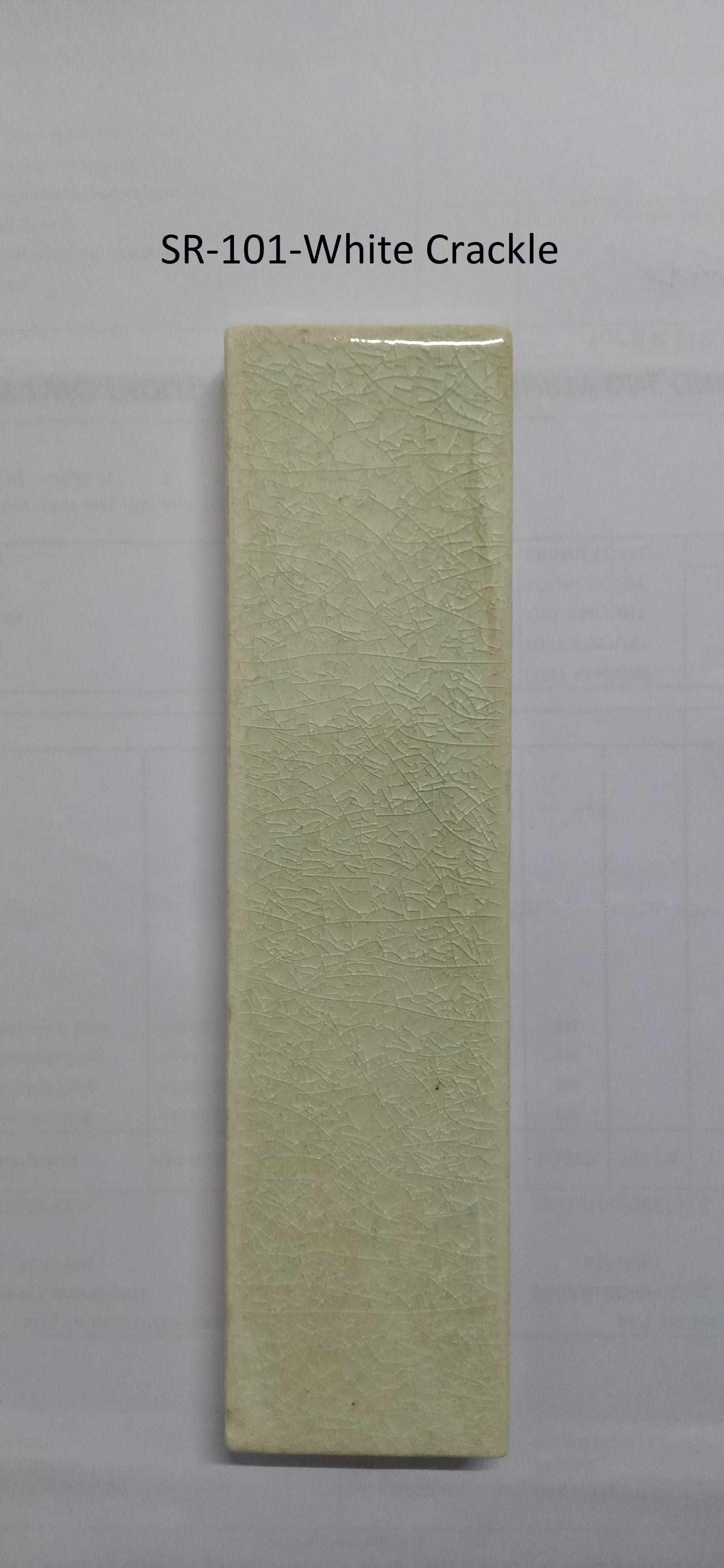 SR-101 CHINA WHITE CRACKLE